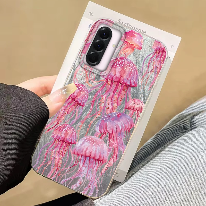 Jellyfish-Themed Protective Smartphone Case Bag