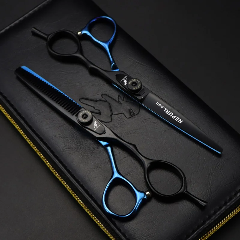 

Nepurlson Professional JP 440c Steel 6 Inch Hair Cutting Scissors Haircut Thinning Barber Cut Shears Tools Hairdresser Scissors