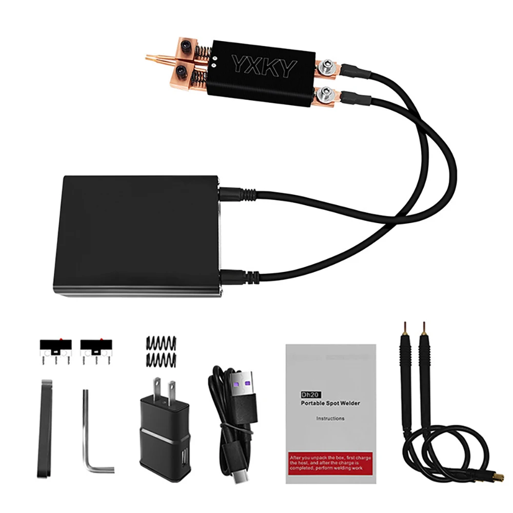DH20 Mini Spot Welder Kit DIY Automat 18650 Battery Pack Welding Portable DIY Handheld 9 Gears Spot Welding Machine Pen 4