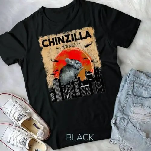 Chinchilla, забавная футболка Chinzilla, унисекс для влюбленных Chinchilla
