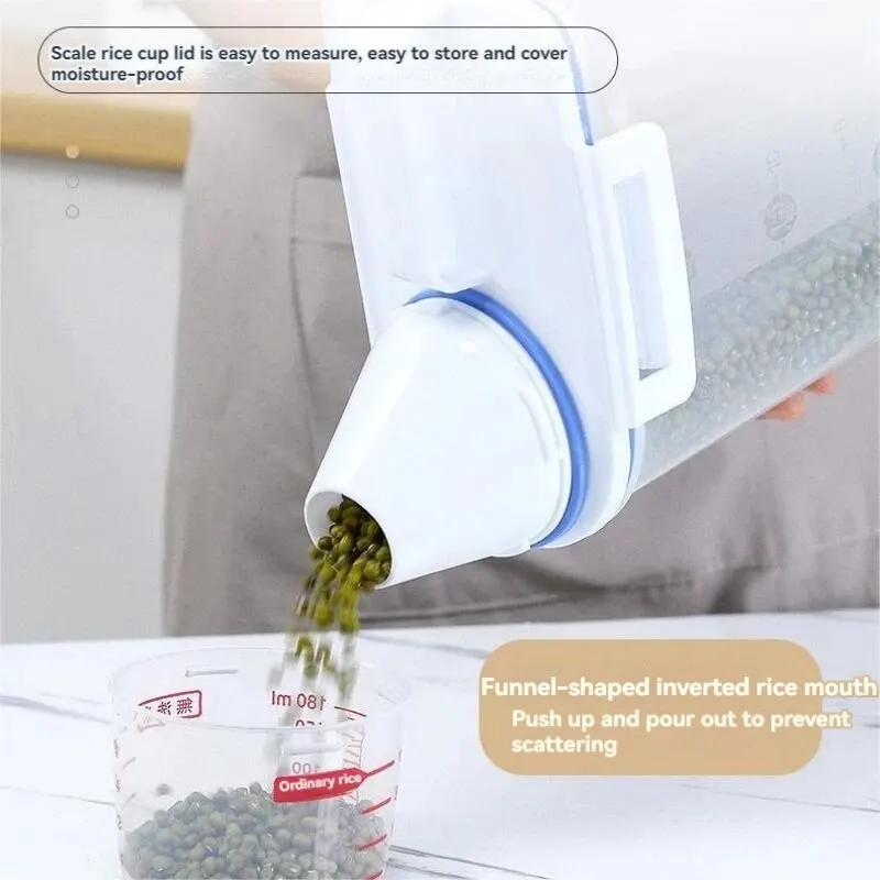 Grain Storage Box Moisture-proof Grain Jar Rice Jar Pet Food Bucket Sealed Bucket Filled Rice