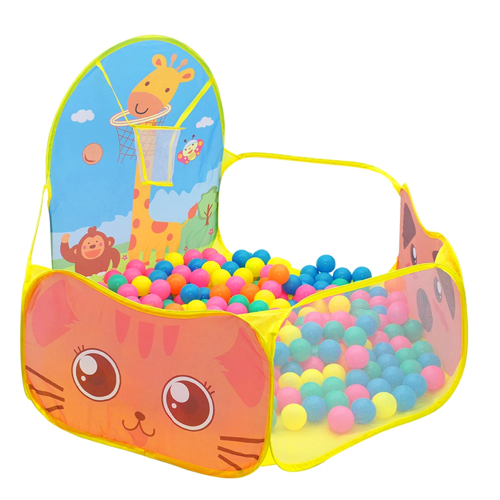 1.2M Baby Big Ocean Ball Pit Playpen Tent Indoor Outdoor Toys Animal Ball Pool with Basket for Kids Children Playtent Kids Gift 4