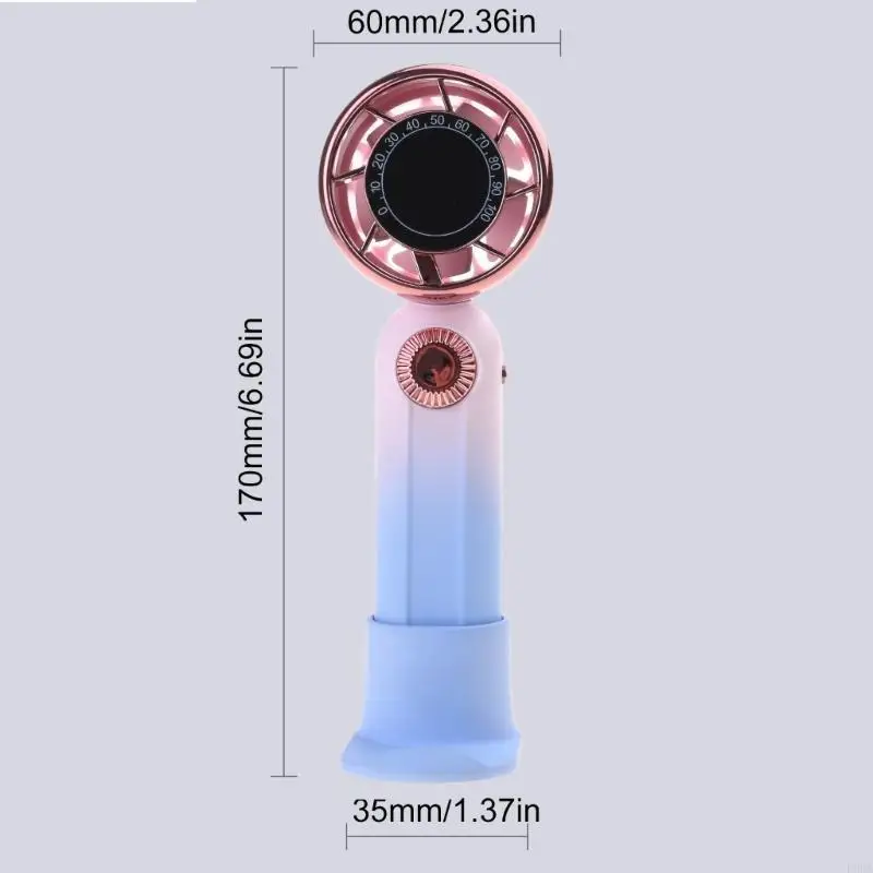 L9BA 조용한 휴대용 팬 USB 책상 팬 포켓 팬 걸이 냉각 팬 휴대가 간편함