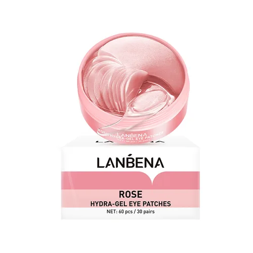 LANBENA 아이 패치 아이 마스크 콜라겐 페이셜 마스크, 비타민 C 히알루론산 레티놀 페이셜 케어 제품, 60 아이 패치 4