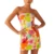 Aesthetic Dress y2k Women Floral Print Off Shoulder Strapless Sleeveless Mini Dress Going Out Party Dresses Clubwear