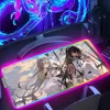Blue Archive Kakudate Karin LED Light RGB Keyboard Cover Desk-mat Colorful Surface Multi-size World PC Gamer Luminous Mouse Pad 1