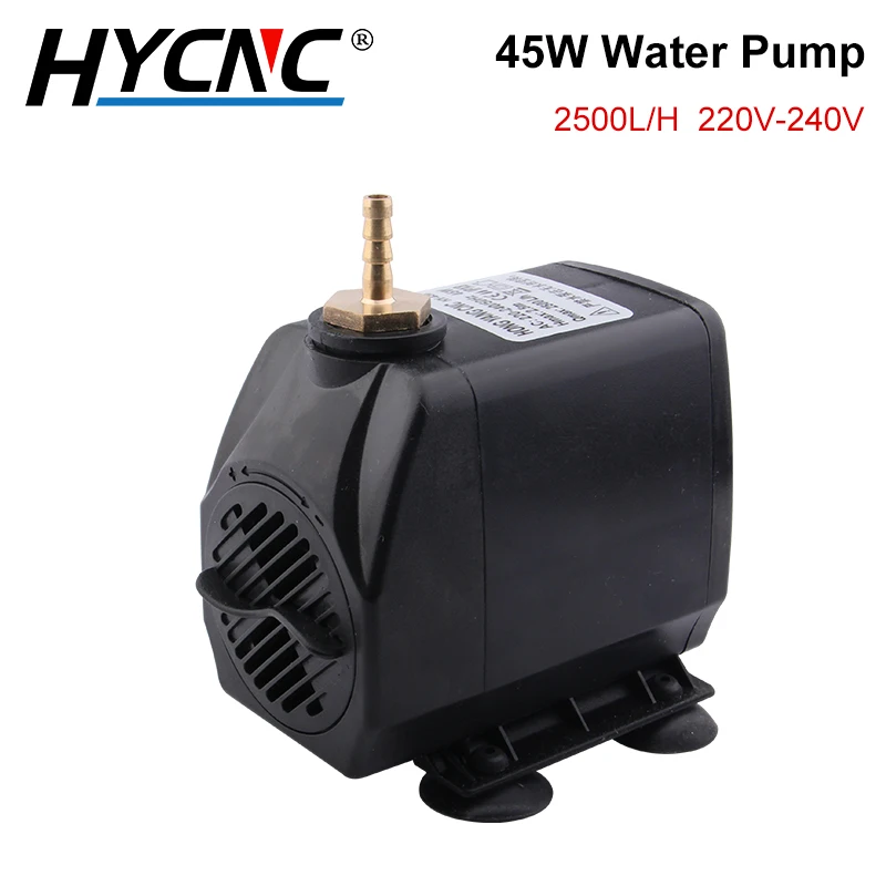 45W Water Pump Aquarium Submersible Pump Fountain Filter Fish Pond Water Tank Fountain Side Suction Pump