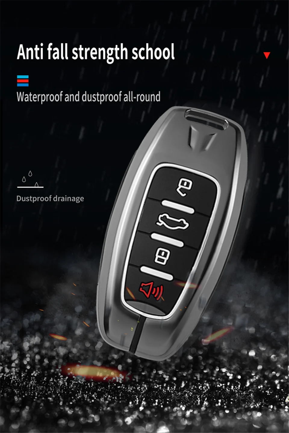 Cover per chiave/telecomando per Great Wall Haval/Hover H6 H7 H4 H9 F5 F7 H2S accessori per coperture per auto - S4255e0f8bdbf43b28b18e5c9d4bf776fG