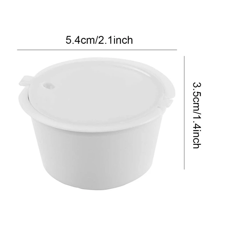 Reusable Coffee Capsules 3 Pcs Reusable Coffee Capsules Pods Refillable Coffee Capsules Universal Filter With Spoon Brush For Dolce Gusto A