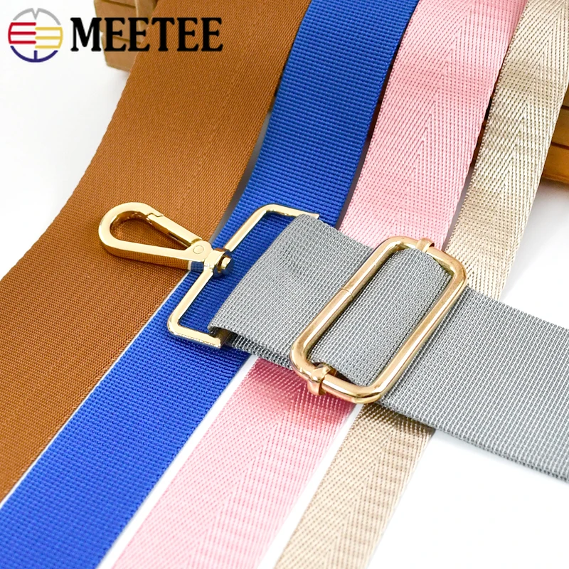 5Meters 20/25/32/38/50mm Thick 1mm Nylon Webbing Tape for Strap Safety Belt  Knapsack Ribbon Band DIY Strapping Bias Binding