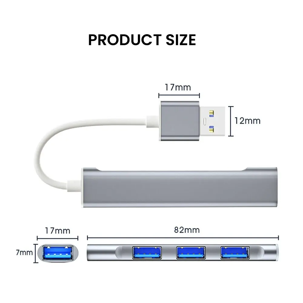 NIERBO USB 3.0 USB 2.0, ޴ USB Ȯ, PC  콺,   , 4 Ʈ USB 