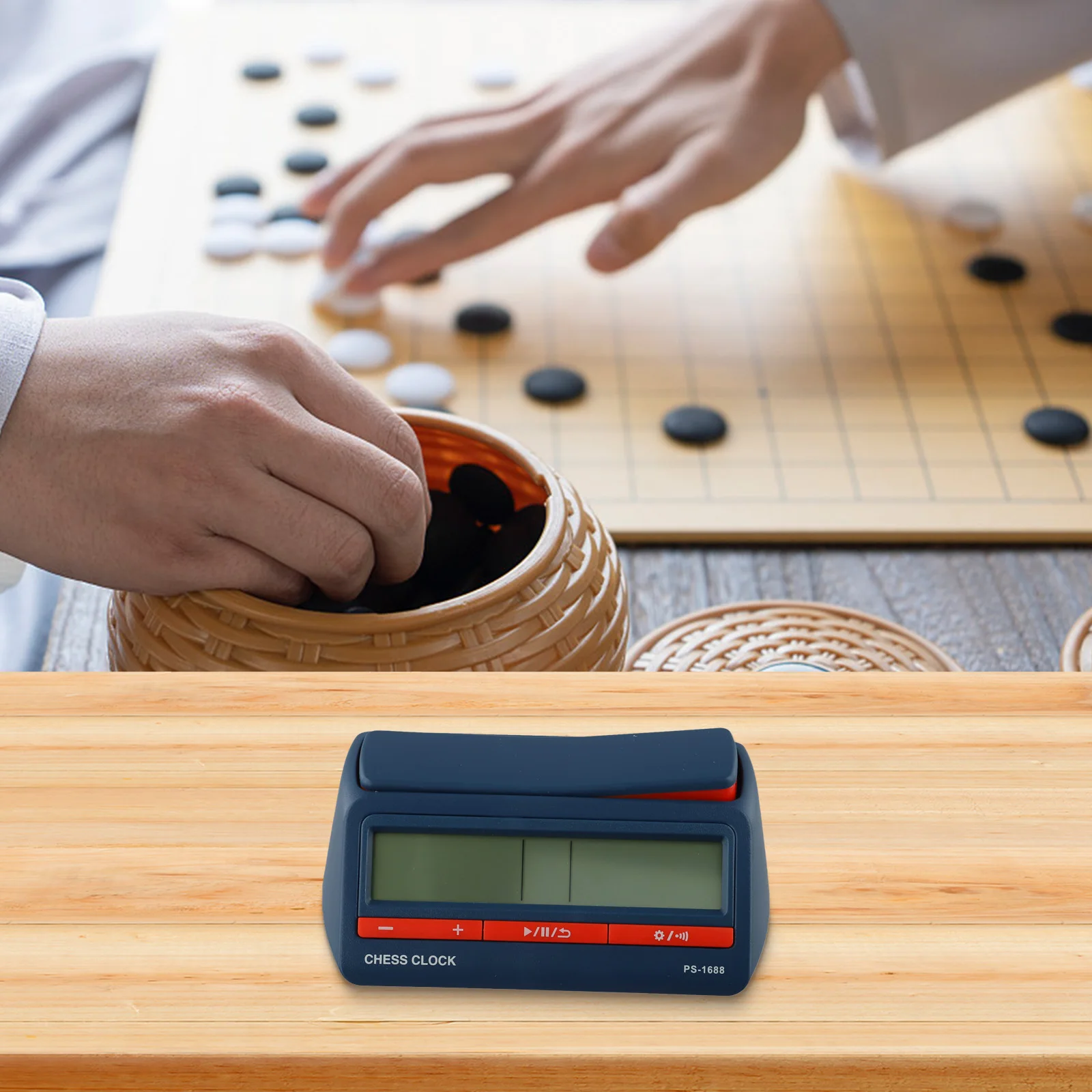 Sophisticated Digital Stopwatch Perfectly Suited for Board Games Like Chinese Chess and For Go With Customizable Features