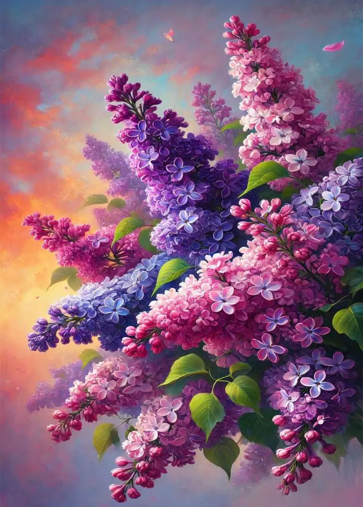thumbnail image 1 of Nueva colección de pintura de diamantes 2024, arte de flores en color, kit de punto de cruz de mosaico de diamantes completo, regalos de decoración de pared para el hogar, 1 of 5