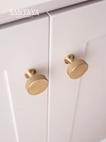 Santaya poignée en laiton brossé massif croix moletée armoire de cuisine tire bouton de tiroir de garde-robe 6
