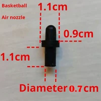 Basketball Nozzle Ball Nozzle Replacement Air Leak Repair Valve Core Inflatable Basketball Football Volleyball Universal 2