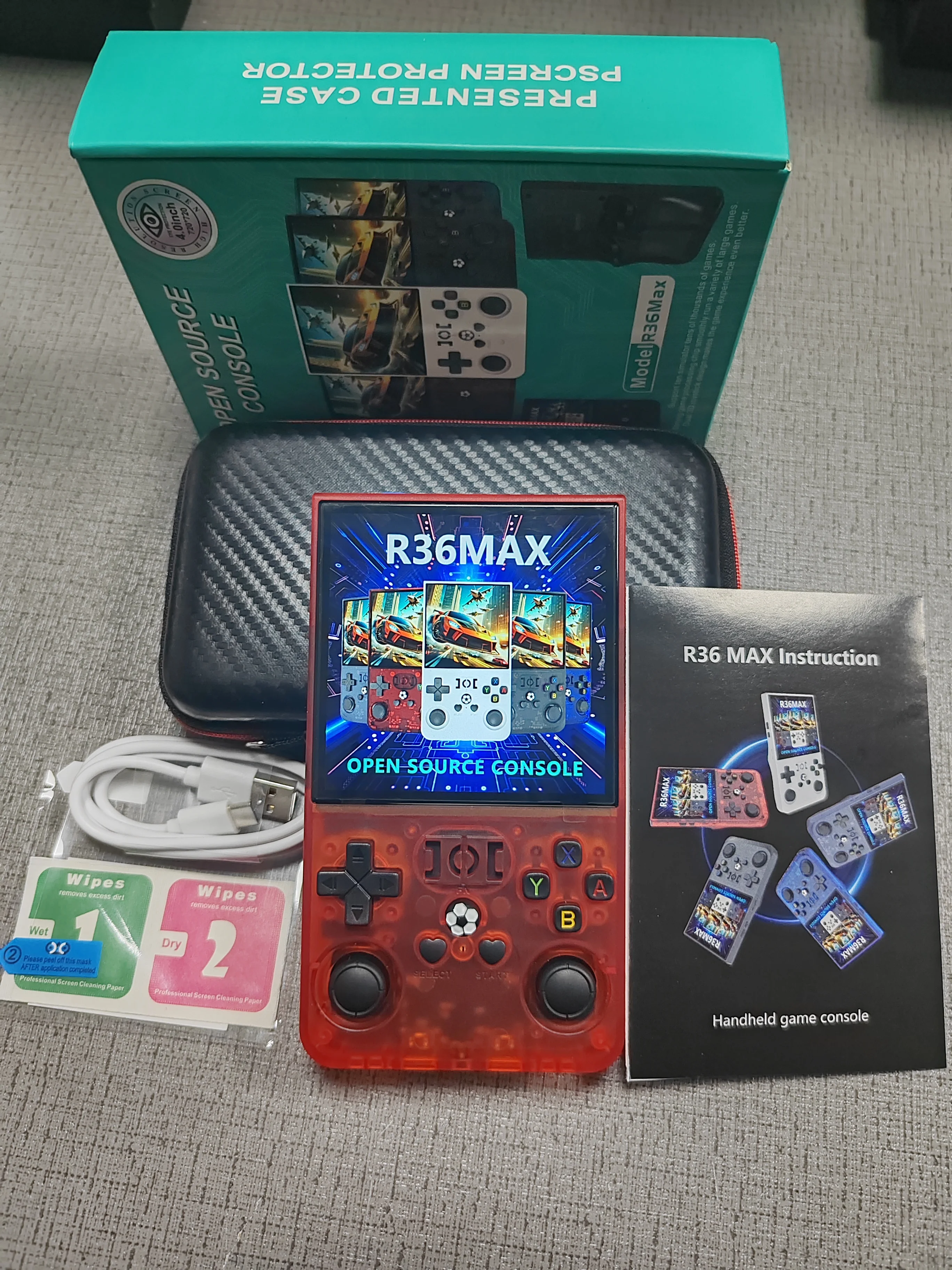 R36MAX クリアブルー 128GB ゲームコンソール ほぼ新品 R36MAX クリアブルー 128GB ゲームコンソール ほぼ新品 - メルカリ