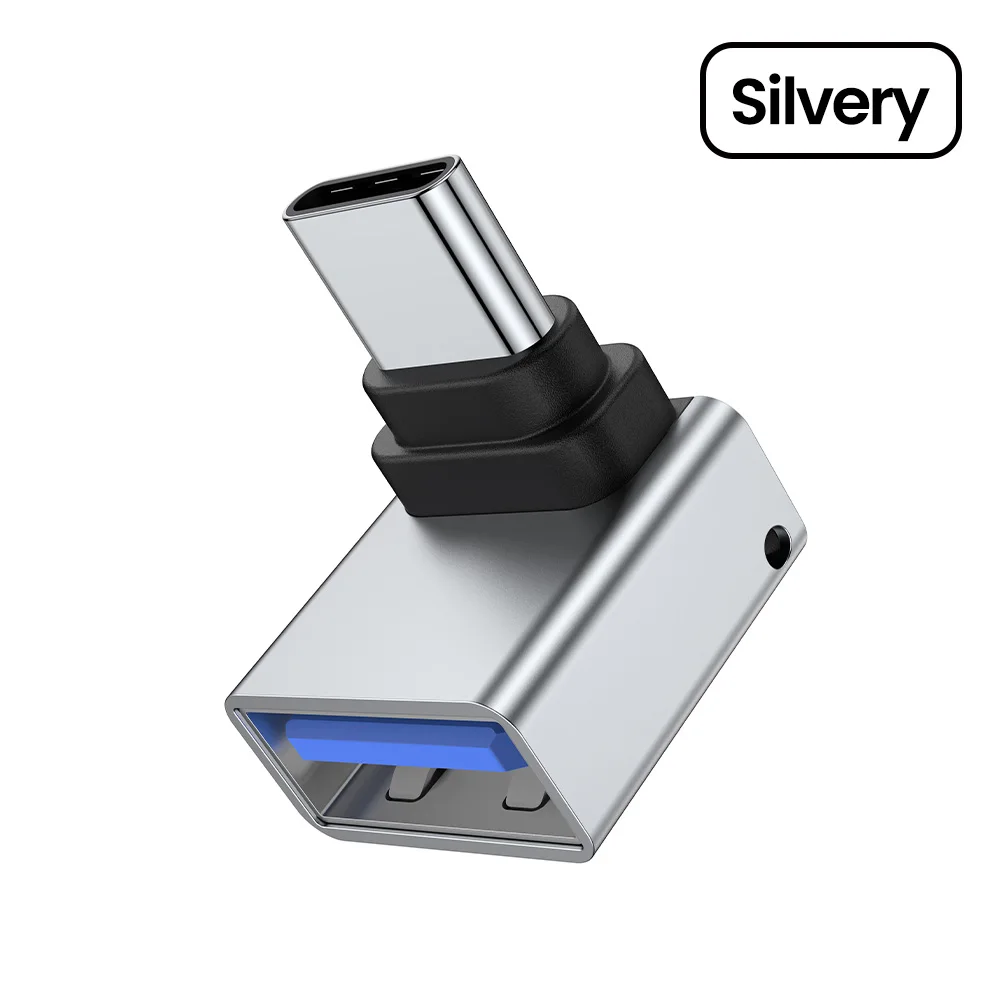 Olaf 90° Angle Type C to USB 3.0 Fast Charging Adapter OTG