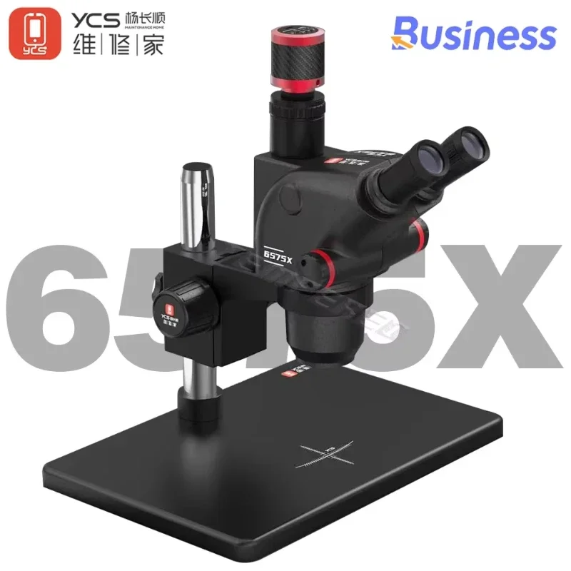 YCS 6558X 7050X 6575X Ultra HD Trinocular Microscope with