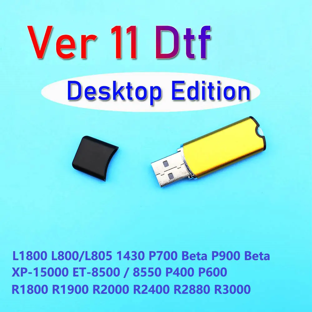 L18050 L8050 Dtf Uv Rip 11.1Desktop Edtion 10.3 10.5 Rip Dongle Per Epson L805 R1390 L1800 7800 7900 P700 P900 4880 4900 Programma