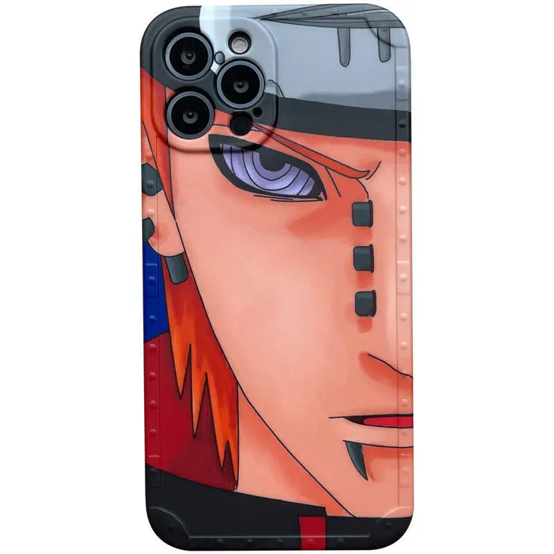 Anime Naruto Akatsuki Pein Kakuzu Soft Phone Case for iPhone 12 11 Pro Max XR XS Max 7 8 Plus X Protective Phone Back Cover 11 cases