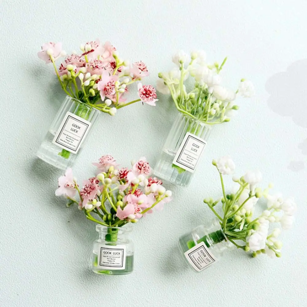 Pretend Play Toy Model Crafts Simulation Potted Plants 1:12 Dollhouse Miniature Dollhouse Accessories Doll House Decoration