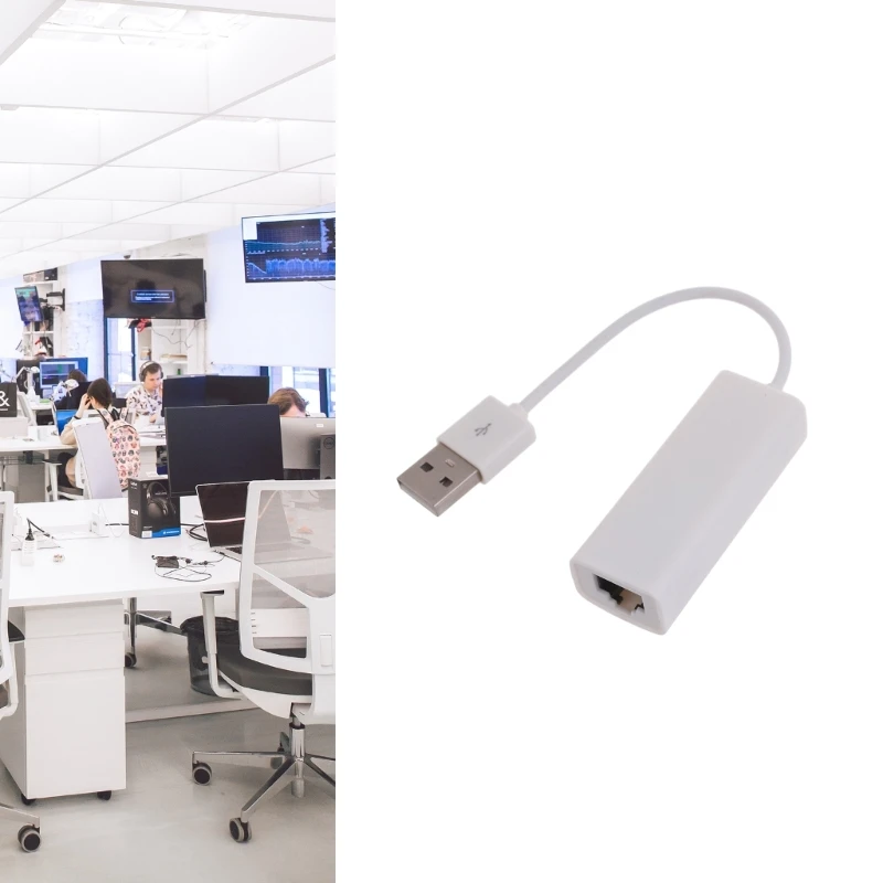 10/100Mbps 외부 USB 유선 네트워크 카드 USB2.0-RJ45 변환기 태블릿 용 기가비트 이더넷 어댑터 허브