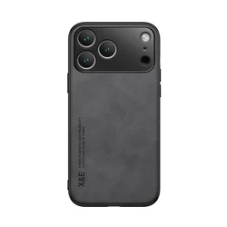 Leather Sheepskin Soft Case - Luxurious Shockproof Cover for iPhone 16 Plus (1)