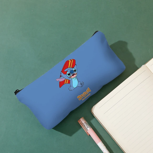 Disney Lilo and Stitch Canvas Pencil Case Anime Figures Zipper Pen Holder  Student Multi Function Pen Bag School Stationery Gifts - AliExpress