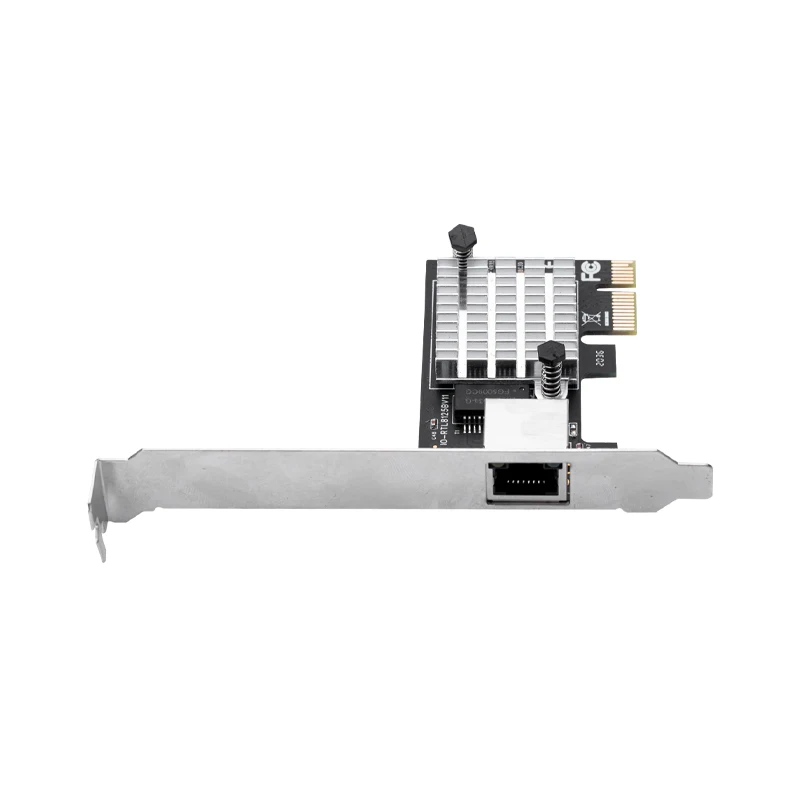 2.5G PCI Express 네트워크 카드 기가비트 이더넷 네트워크 어댑터 1 포트 2500Mbps PCIE RJ45 LAN 컨트롤러, RTL8125B 칩 데스크탑용