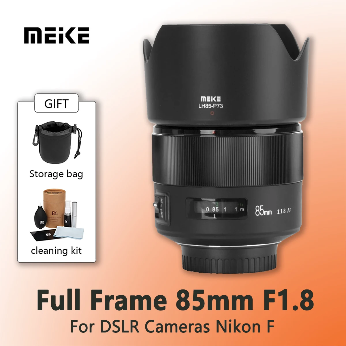 Autofocus Portrait Lens Meike 85mm F1 Canon Meike 85mm Auto Focus