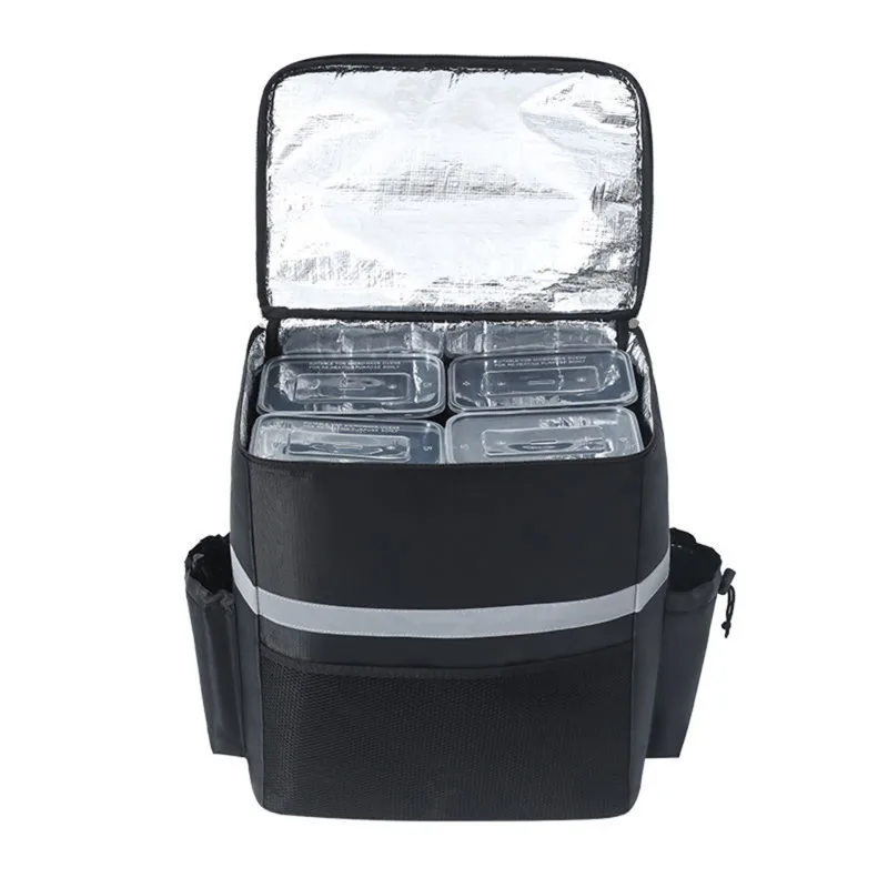 Insulated Bag Thermal Food Bag 35L Extra Large Thermal Food Bag Cooler Bag Takeaway Refrigerator Box Fresh Keeping Food Delivery Backpack Insulated Cool