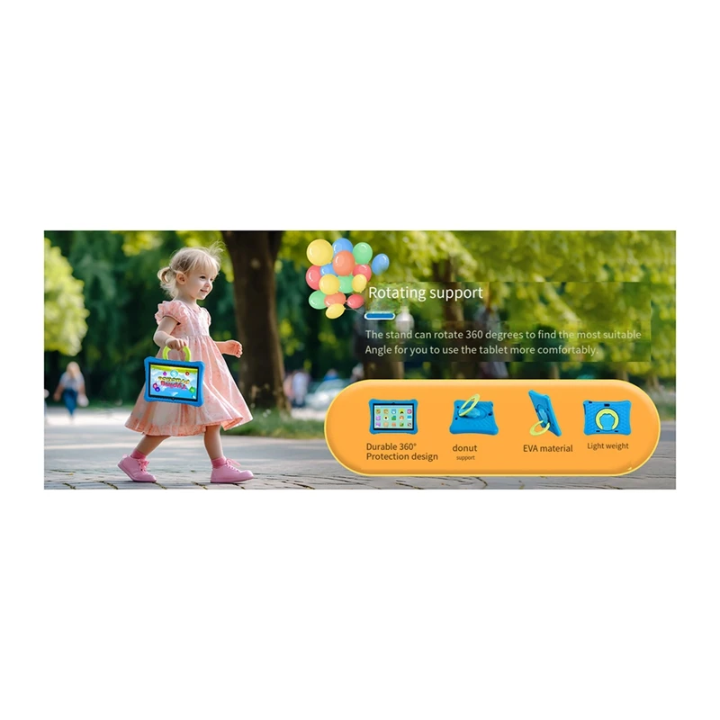 10 Inches Children Tablet For A133 Android 4+64G Smart Learning Machine With Parental Controls EVA Tablet 5