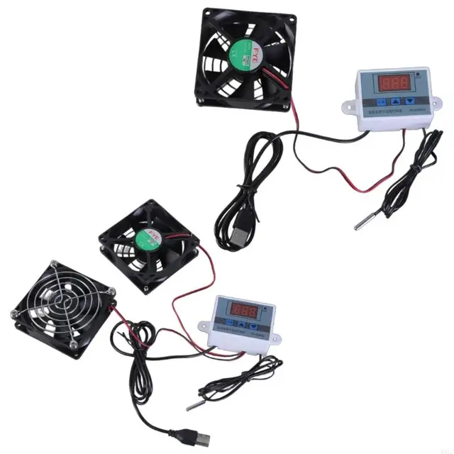 MXLC 2.5W Fabricant d'armoires USB silencieuses avec thermostat réglable Fan refroidissement calandre pour le théâtre à 1