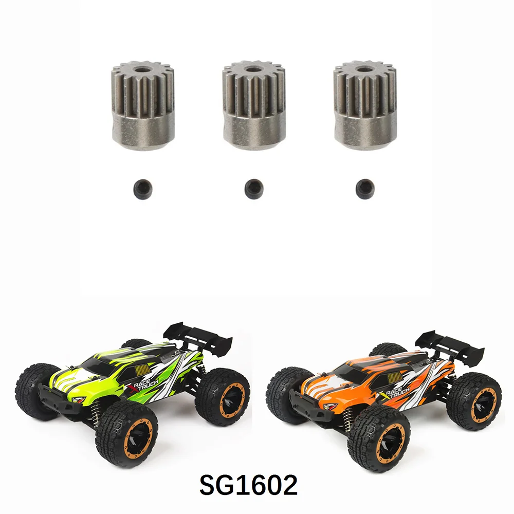 Metal Motor Gear Pinion Gear 14T for HBX 9 9A 16890 16890A SG1601 SG1602 RC Car Spare Parts 3Pcs