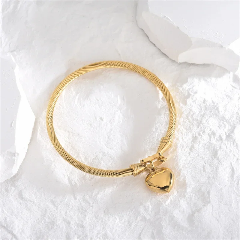 18k Gold Plated Titanium Steel Bracelets
