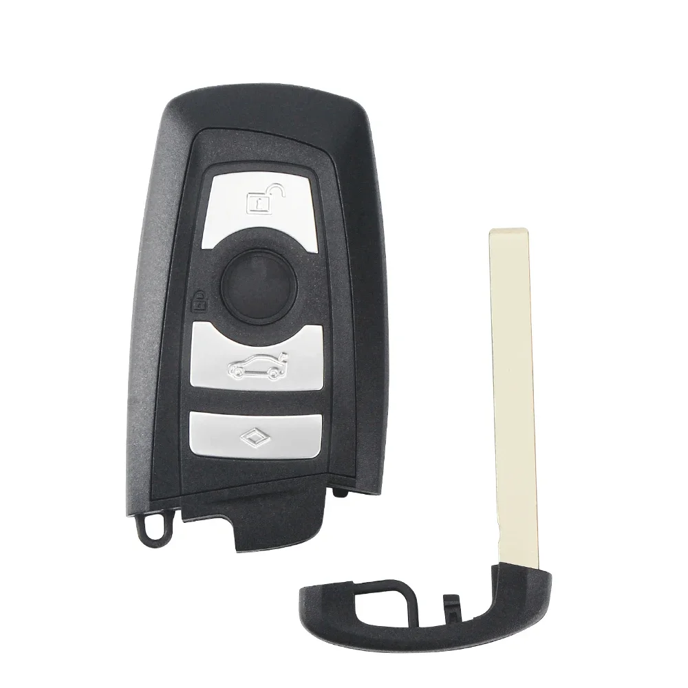 KEYYOU For BMW CAS4 F System 3 5 7 Series 2009- E90 E92 E93 X5 F10 F20 F30 F40 Remote Car Key Case