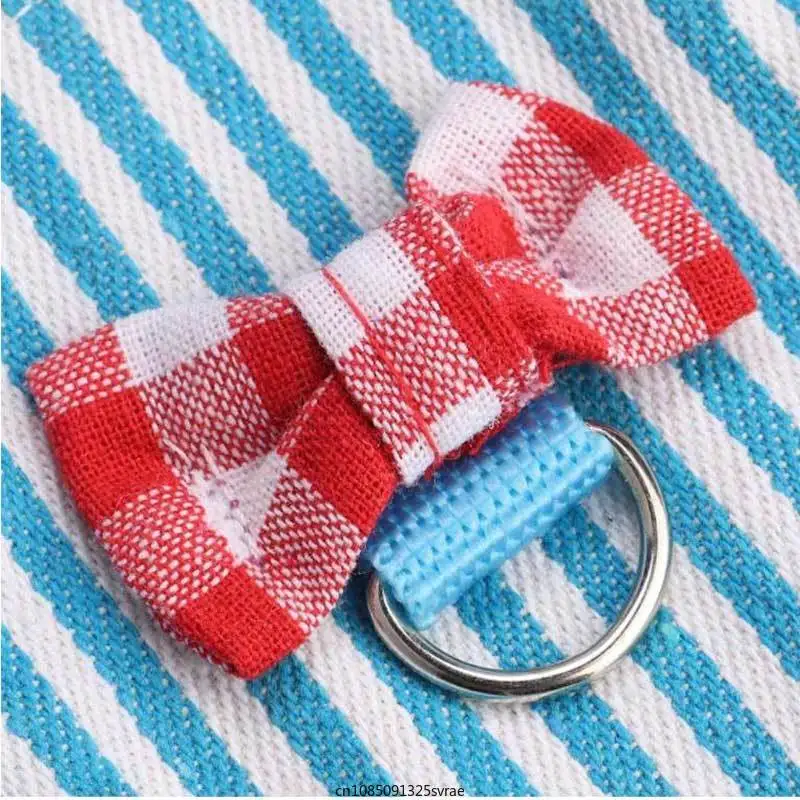 Small Pet Rabbit Harness Vest and Leash Set for Ferret Guinea Pig Bunny Hamster Puppy Bowknot Chest Strap Harness Pet Supplies rabbit harness and leash set rabbit harness set