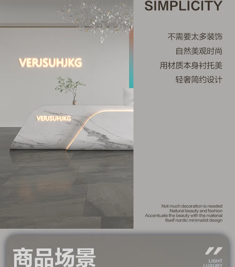 Description Picture 4 of itemWhite Church Pulpit Front Desk Lectern Restaurant Tables Pulpitos Standing Office Receptionist Desk Bar Small Bureau Furniture