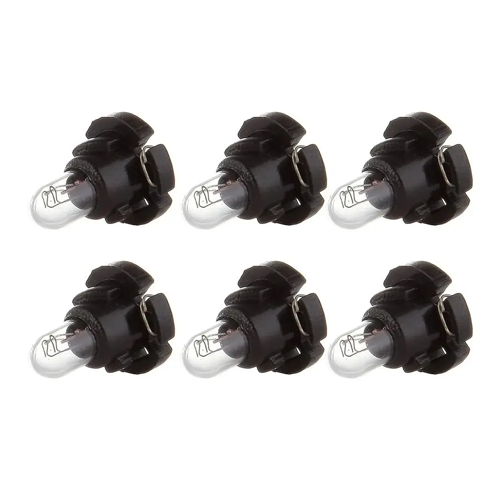 10pcs Warm White LED Instrument Bulb Replacement Wedge T3/T4.2 Halogen Bulb Universal Durable Panel Dash Light Automobile