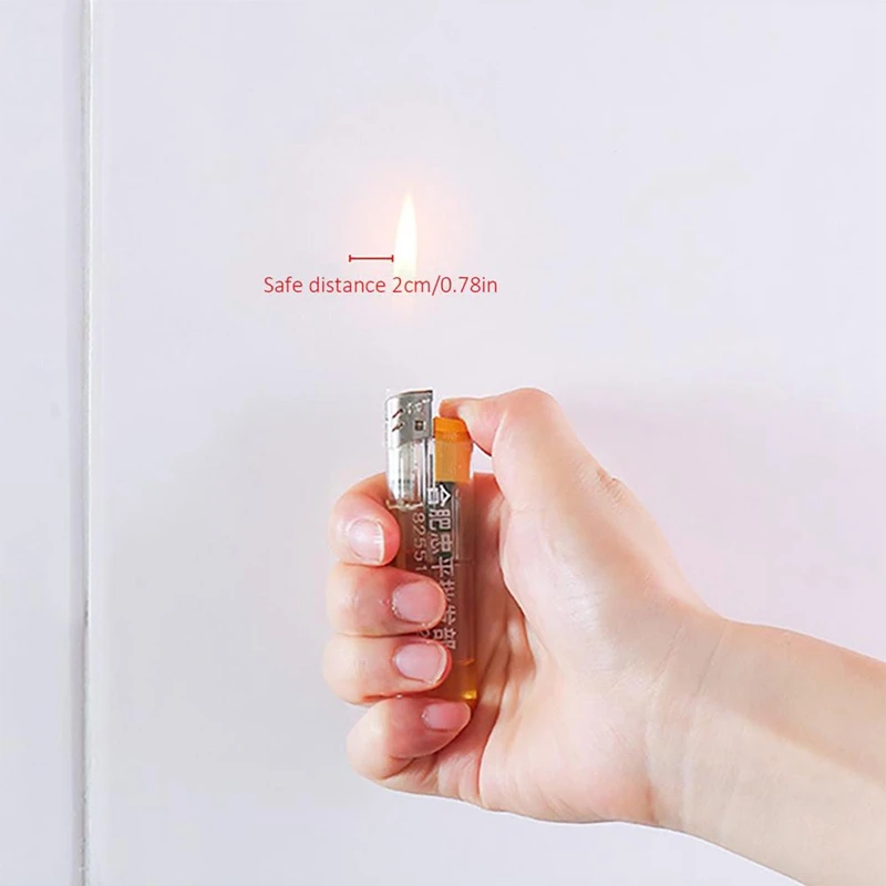 Transparent Oil Proof Wall Sticker 70x45cm Heat-Resistant Self Adhesive Waterproof Paper Kitchen Accessories