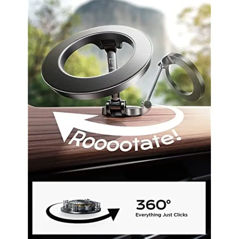 Magnetic Holder Car Auto Bracket 360 Degree Rotation Hands Free Support Mount for IPhone 14 13 12 Pro Max Plus Sumsung S Note