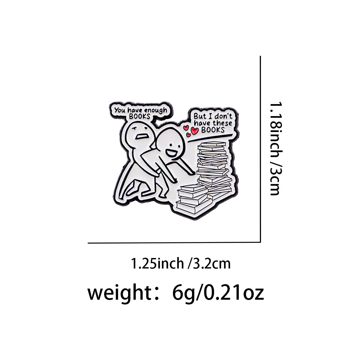 Good Omens Enamel Lapel Pin - Classic Movie-Inspired Fashion Accessory and Thoughtful Friendship Gift