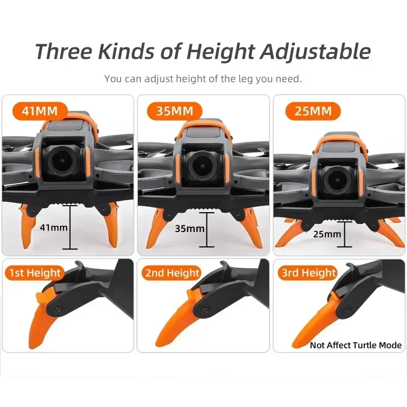 Description Picture 4 of itemHeighten Landing Gear For DJI Avata 2 Anti-collision Protection Spider Feet Support Leg Bracket For DJI Avata 2 Drone Accessory