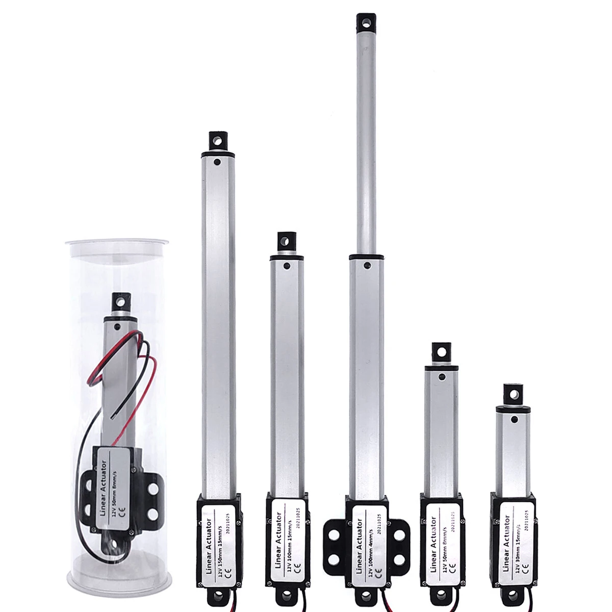 Mini Push Rod Putter Elétrico Atuador Linear Micro Controlador do Motor 50 mm dc 12v 30n 60n 100n 150n
