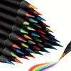 Rainbow Color Pencils for Kids, Concentric Gradient Crayons, Art Painting, Drawing Stationery, 10 PCs/Set, 7 Colors, Kawaii 1