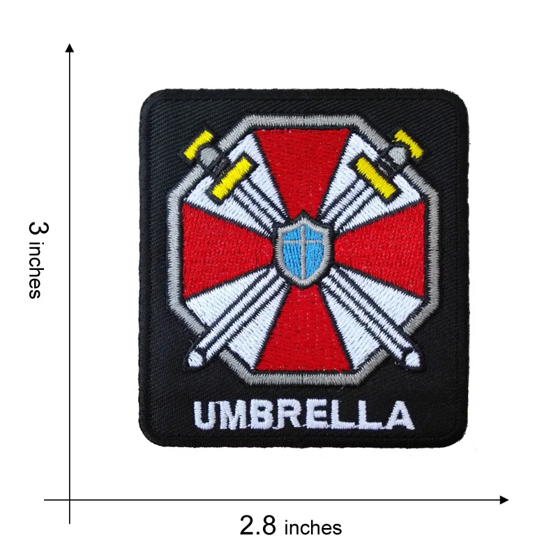 Biohazard Symbol Horror Movie Embroidery Patch - Psycho Clown Halloween Clothing Accessory