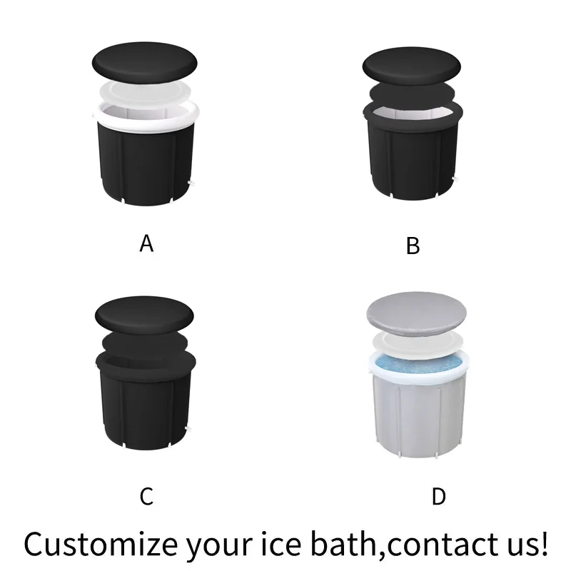 5 Layer Pvc Spa Bathtub Portable & Foldable Tub Ice Bath For Athletes And Fitness 6