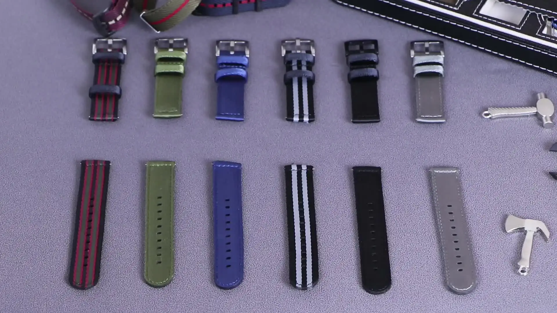 Venu 3 Quick Release Bands (22 Mm) Nylon Band With Black Hardware In - Foto 6