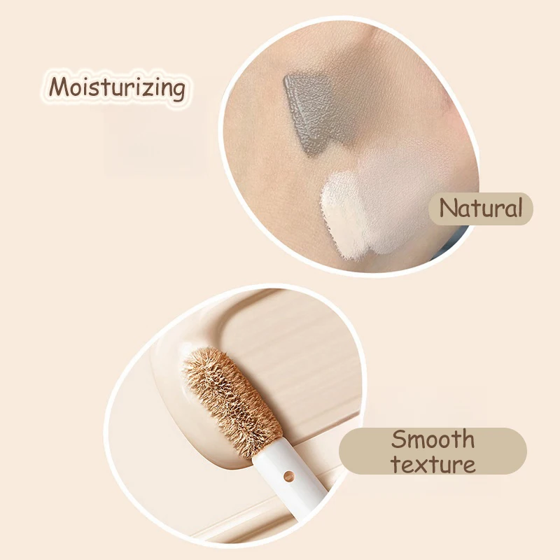 Waterproof Liquid Concealer Cream Moisturizing Covering Acne Dark Circles Foundation Face Contouring Shadow Brighten Cosmetics 4