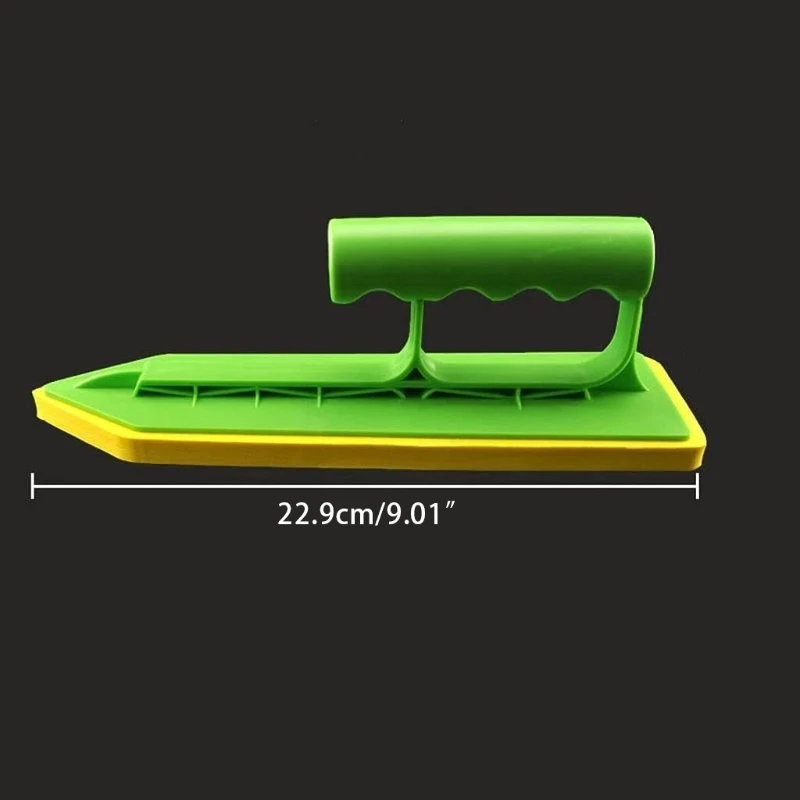 Tile Caulking Trowel Masonry Hand Builders Masons Sponge Trowel Wave Handle Plastering Bucket Length 22.9cm/9.02 Inches caulking tools caulking tool set silicone caulking tool plastering trowel grout trowel concrete trowel